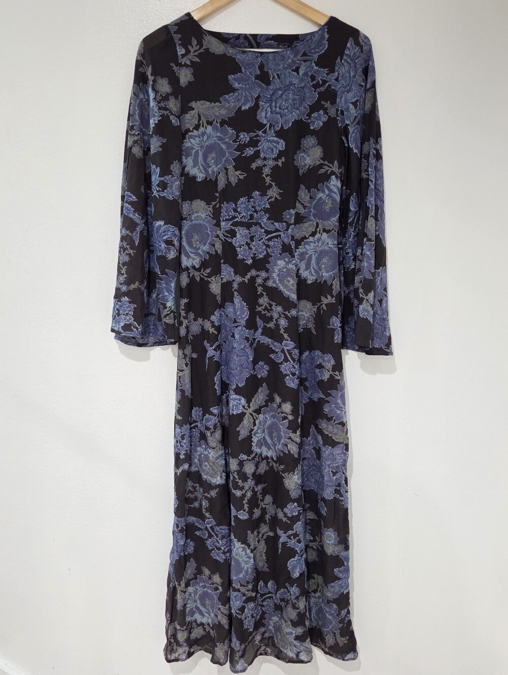 Free People Melrose Floral Printed Bell Sleeves Maxi Dress - Picture 3 of 9